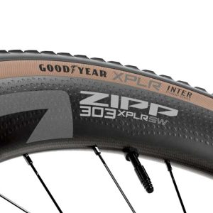 GoodYear固特異 2025頂級聯名款外胎/XPLR INTER (ZIPP 303 XPLR 專用胎 )/無內胎/700*45C/膚邊