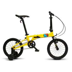 sooibe書比 007Pro/16吋單速-芒果黃 鋁合金跨齡折疊單車