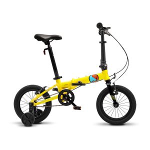 sooibe書比 007Pro輕量經典款/14吋單速-芒果黃 鋁合金跨齡折疊單車