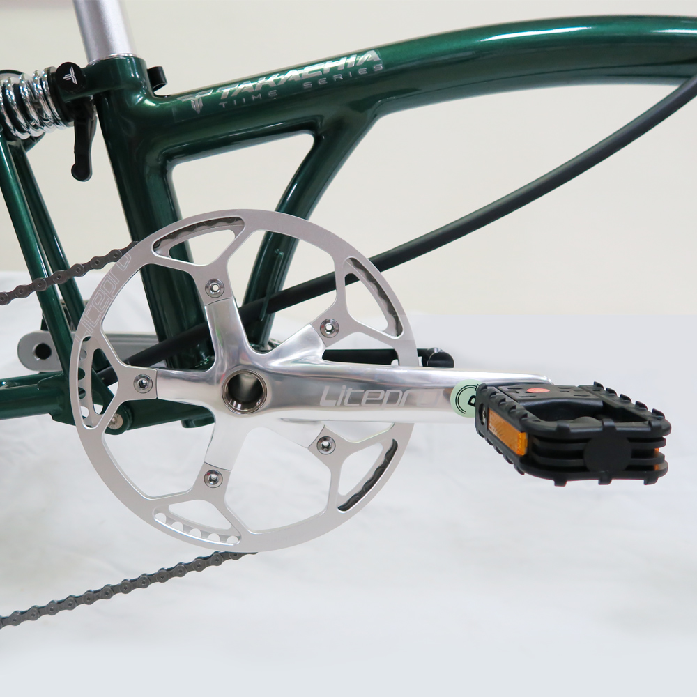 TAKACHIA達卡佳 TIIME C16/C20-郵政綠(基本色)(常備款)9速三折式鉻鉬鋼折疊單車:圖片 8