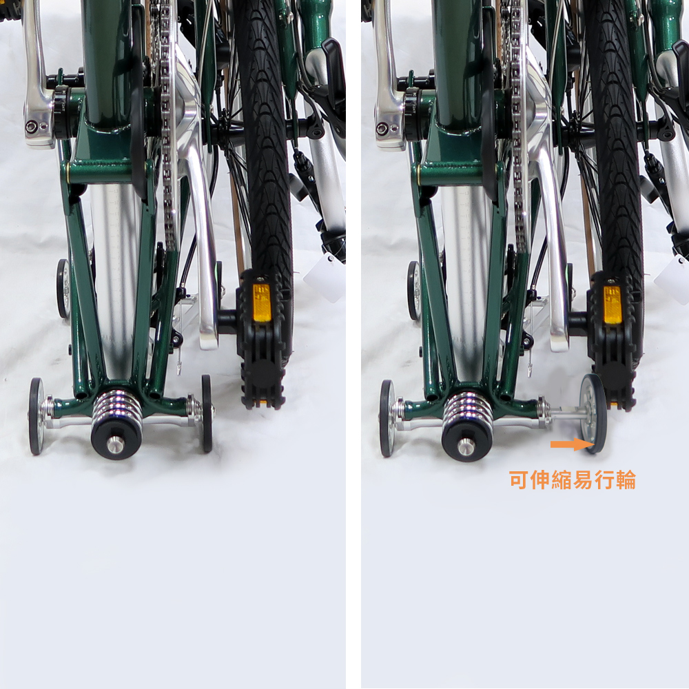 TAKACHIA達卡佳 TIIME C16/C20-郵政綠(基本色)(常備款)9速三折式鉻鉬鋼折疊單車:圖片 9