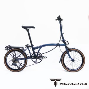 TAKACHIA達卡佳 TIIME C16/C20-變色龍Galaxy Blue(加價色)(常備款)9速三折式鉻鉬鋼折疊單車