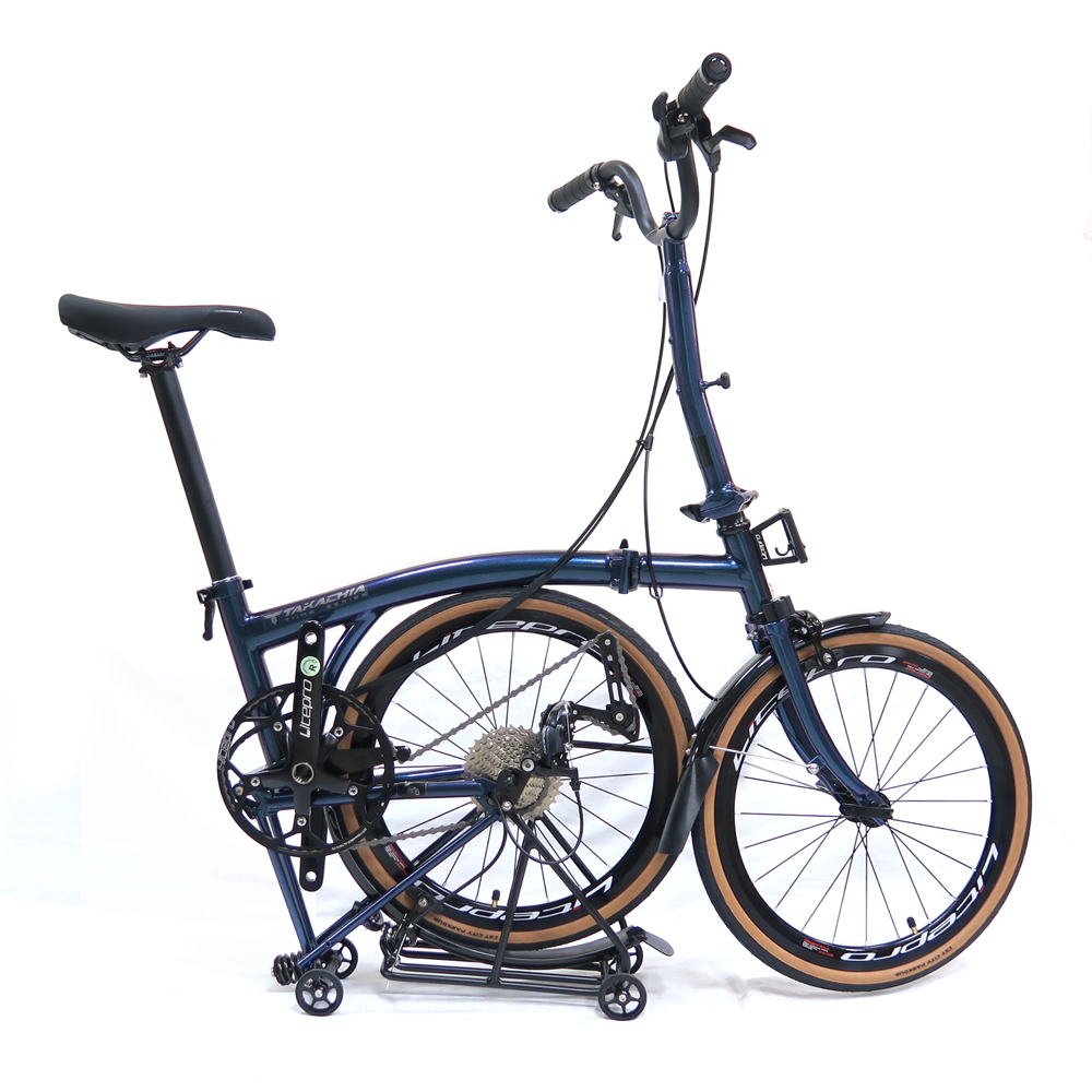 TAKACHIA達卡佳 TIIME C16/C20-變色龍Galaxy Blue(加價色)(常備款)9速三折式鉻鉬鋼折疊單車:圖片 3