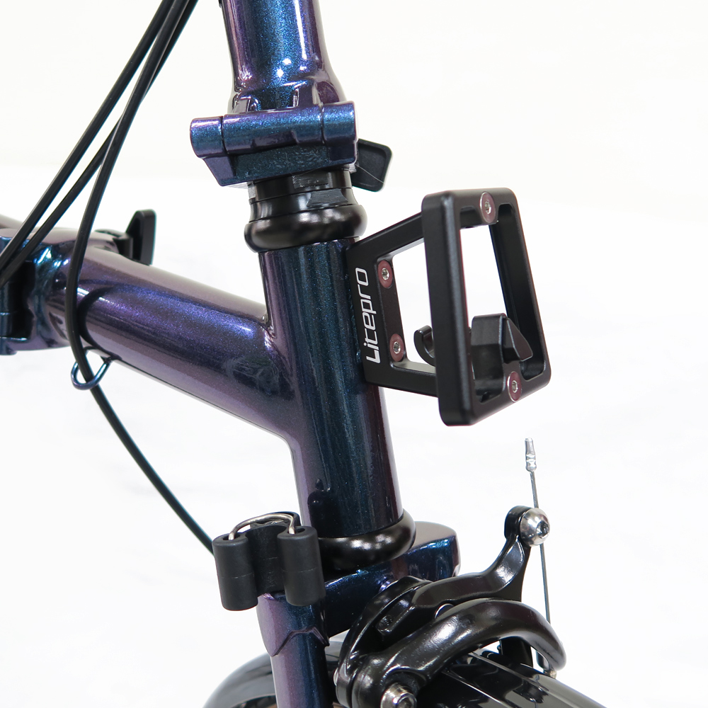 TAKACHIA達卡佳 TIIME C16/C20-變色龍Galaxy Blue(加價色)(常備款)9速三折式鉻鉬鋼折疊單車:圖片 7