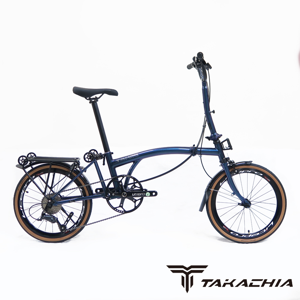 TAKACHIA達卡佳 TIIME C16/C20-變色龍Galaxy Blue(加價色)(常備款)9速三折式鉻鉬鋼折疊單車