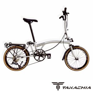 TAKACHIA達卡佳 TIIME A16/A20-科技銀 9速三折式鉻鉬鋼折疊單車