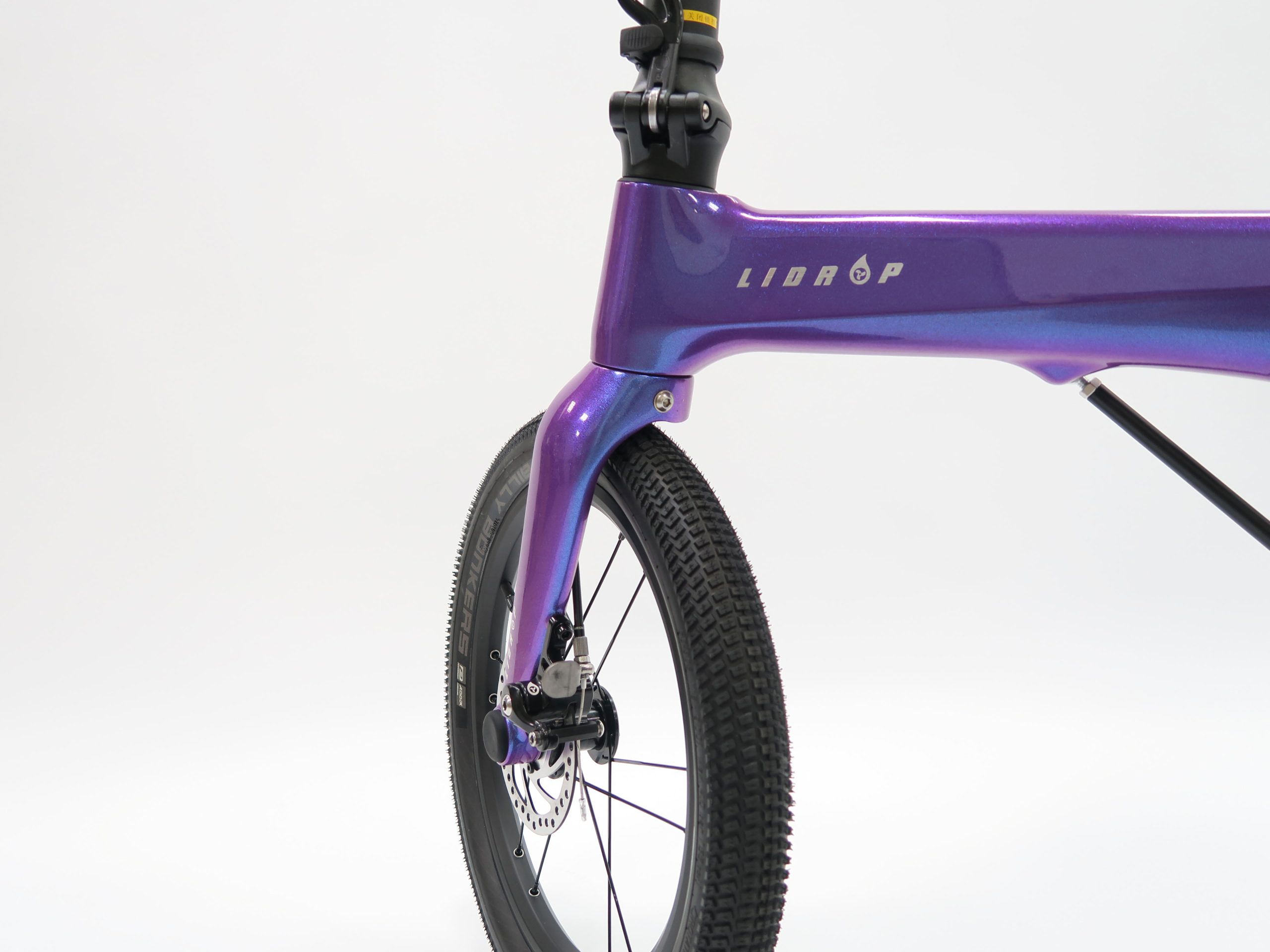 LIDROP一丁點 PRO/Happy Pet H.01-星光紫(客訂色) 16吋(305)5速碟煞碳纖折疊單車:圖片 9