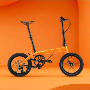 LIDROP一丁點 PRO/長軸版H6-荷蘭橙 16吋(305)6速碟煞碳纖折疊單車