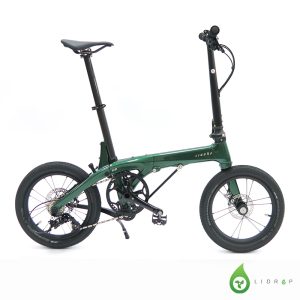 LIDROP一丁點 PRO/Happy Pet H.01-郵政綠 16吋(305)5速碟煞碳纖折疊單車