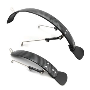 Lidrop一丁點專用配件-16"碳纖紋土除/擋泥板踏板(一車份)