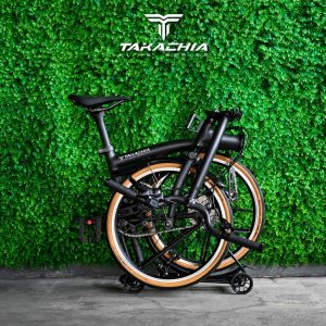 TAKACHIA達卡佳 TIIME A16/A20-鈦黑色 9速三折式鉻鉬鋼折疊單車