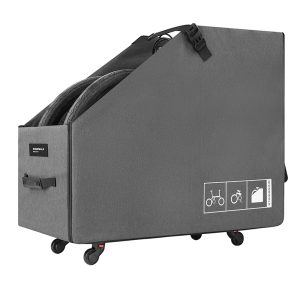 RHINOWALK犀牛漫步 20-22吋折疊電動車帶4輪收納箱-深灰色(RK712BK)