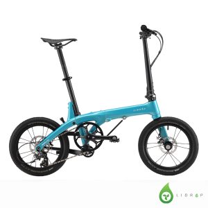 LIDROP一丁點 PRO/Happy Pet H.01-海灣藍 16吋(305)5速碟煞碳纖折疊單車