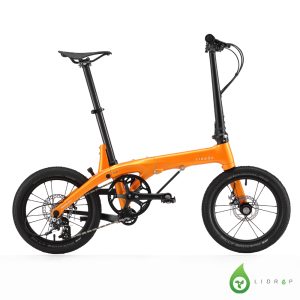 LIDROP一丁點 PRO/Happy Pet H.01-荷蘭橙 16吋(305)5速碟煞碳纖折疊單車
