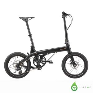 LIDROP一丁點 PRO/Happy Pet H.01-霧面黑 16吋(305)5速碟煞碳纖折疊單車